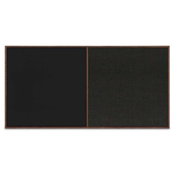 Enclosed Corkboard, 3 Door, 96"x48", 4" Fra